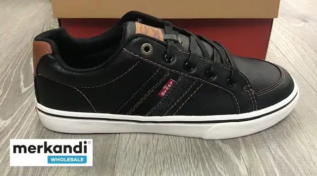 SURTIDO DE CALZADO PARA NIñOS DE LEVI'S  COLECCIóN DE 12 PARES AL POR MAYOR, TALLAS VARIADAS