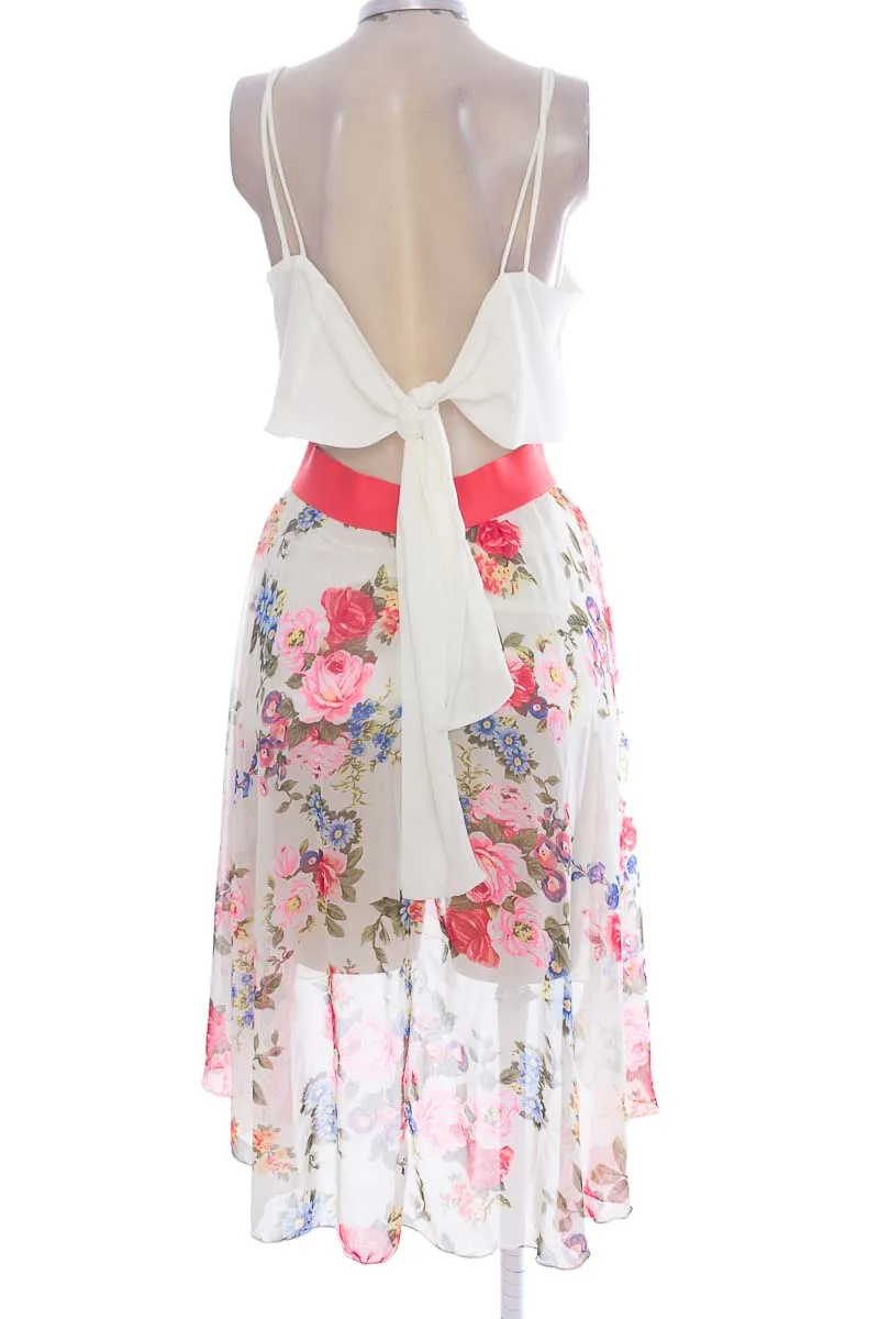 VESTIDO / ENTERIZO COLOR BLANCO  CARLOS ROMERO