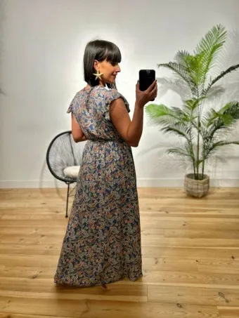 Vestido Cachemires DEMEERZEL Azul