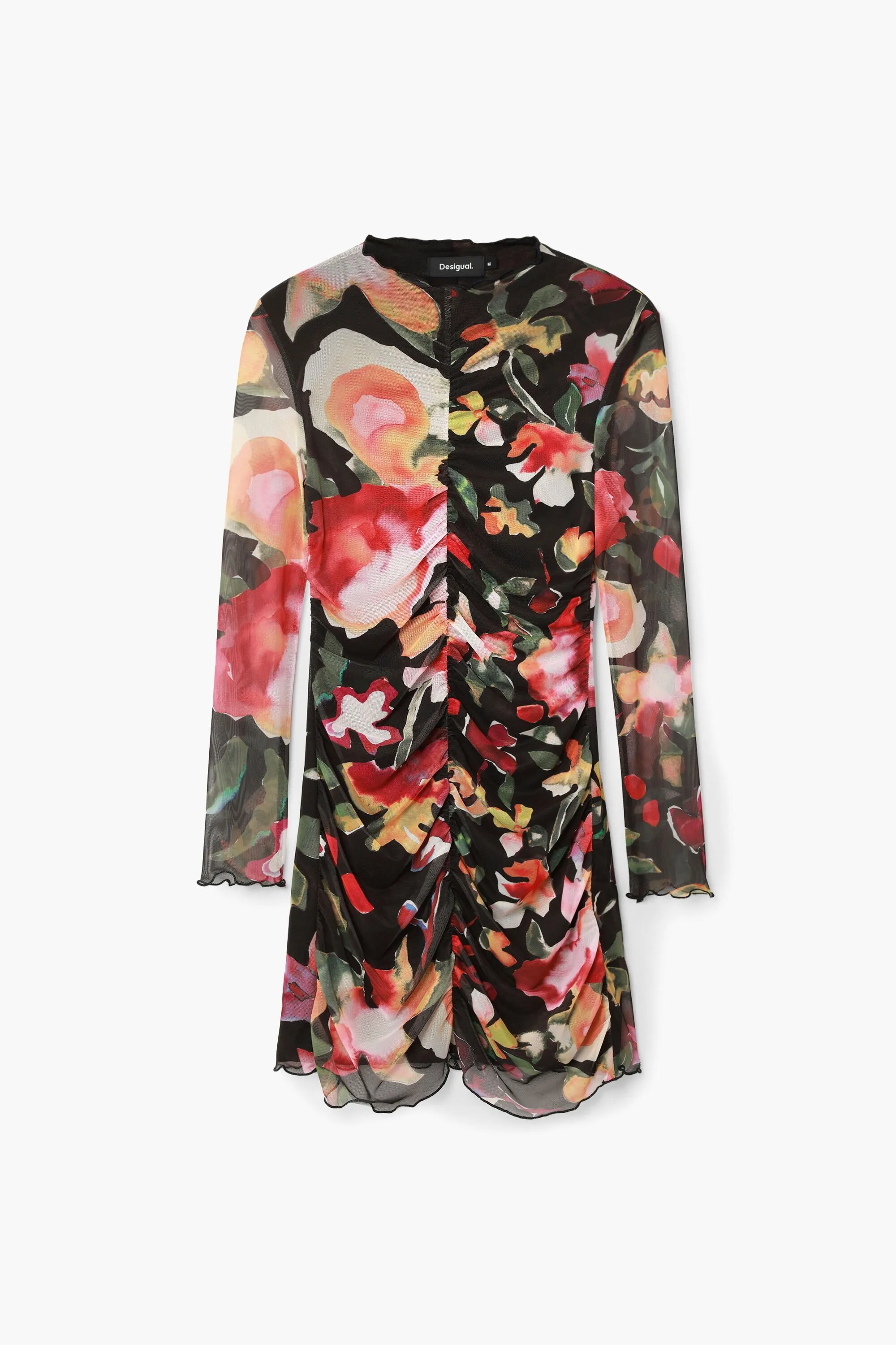 Vestido corto flores