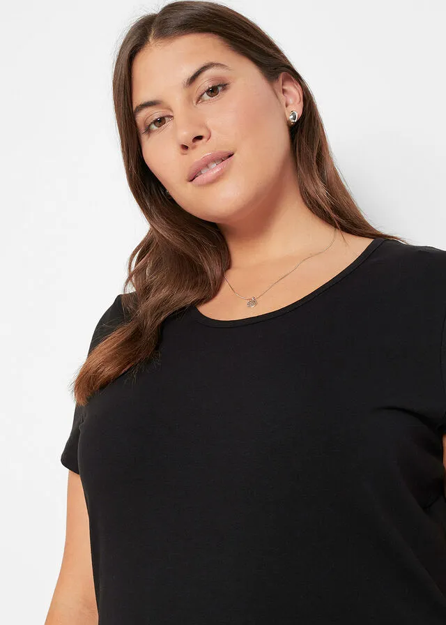 Vestido elástico Negro
