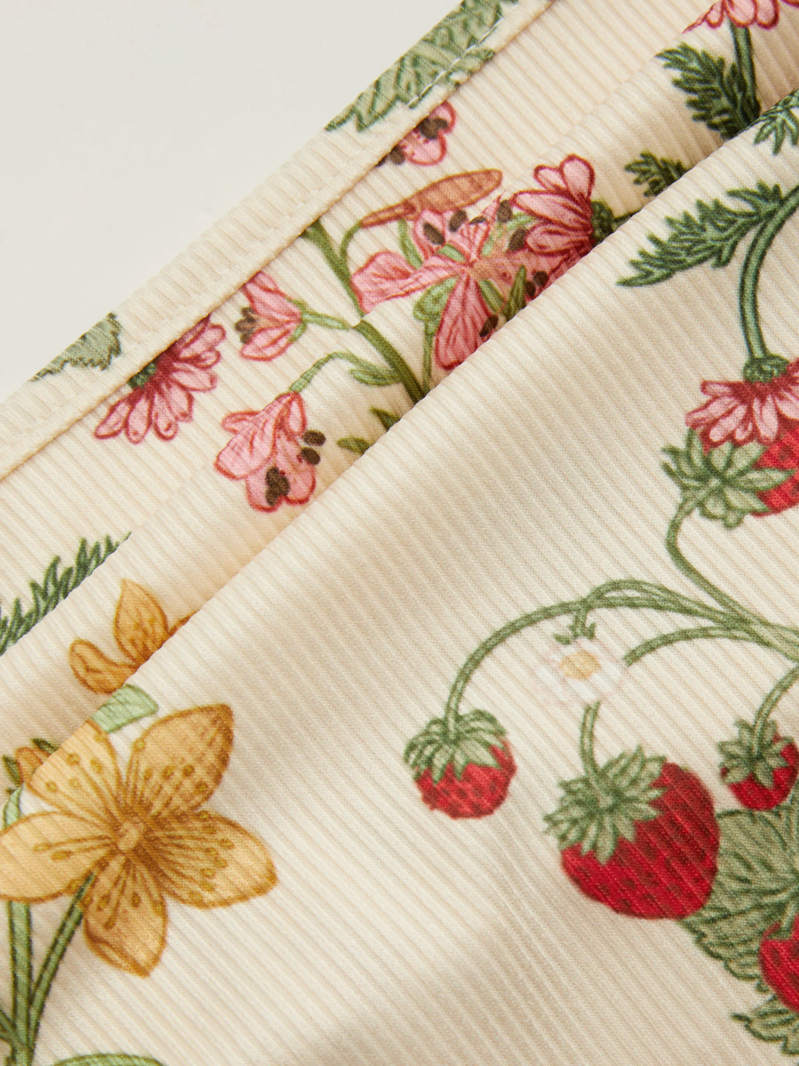 Vestido Mini con Cuello Cuadrado y Gráfico de Flores y Frutas