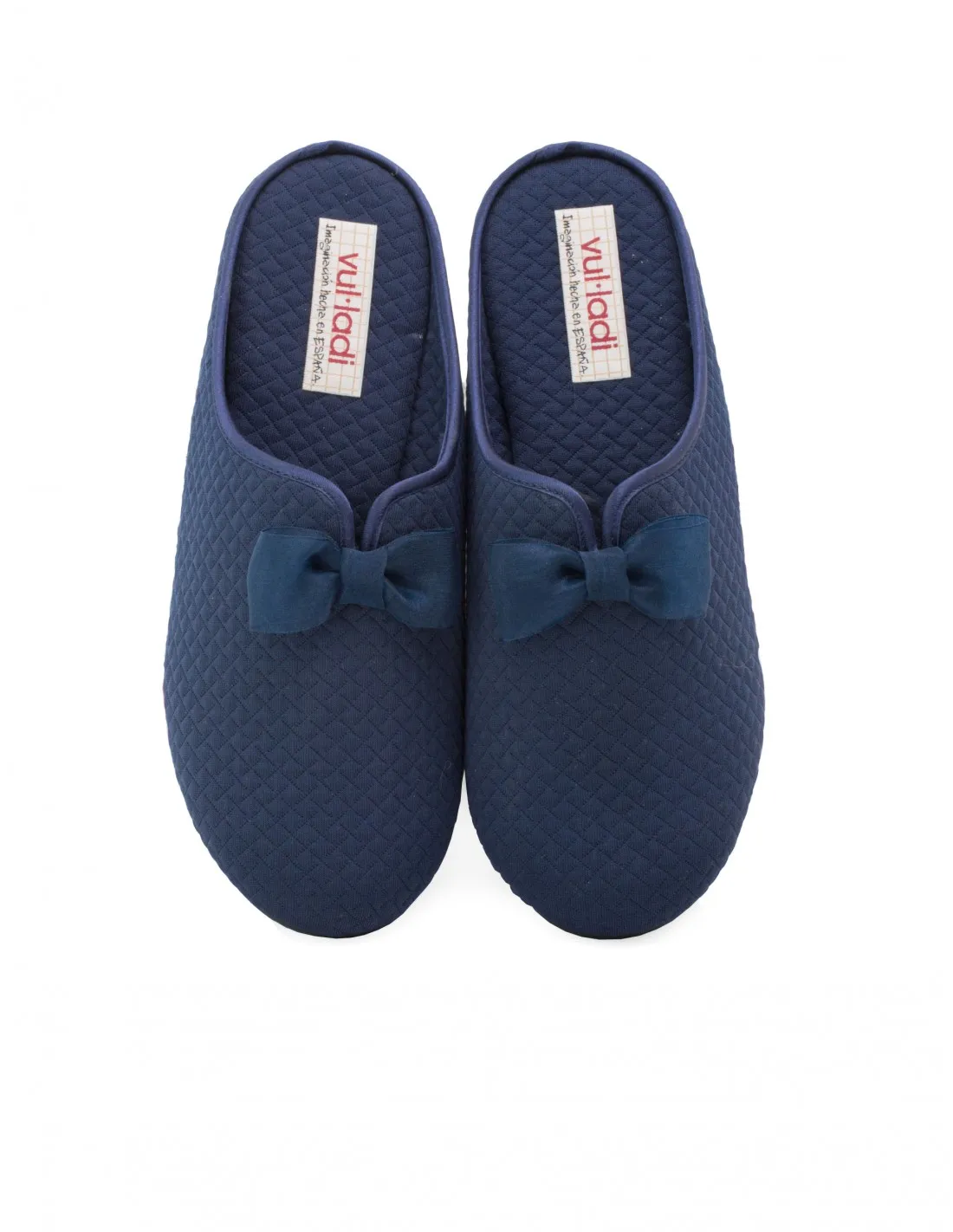 VULLADI Zapatillas Casa Lazo Azul