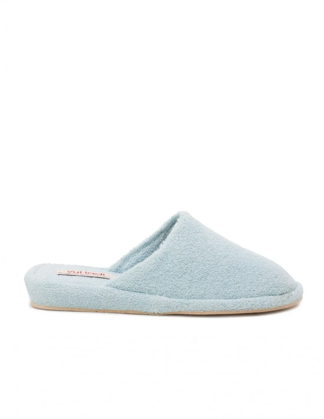 VULLADI Zapatillas Casa Toalla Azul Celeste