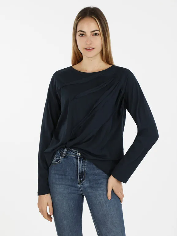 Wendy Trendy Camiseta oversize de algodón para mujer