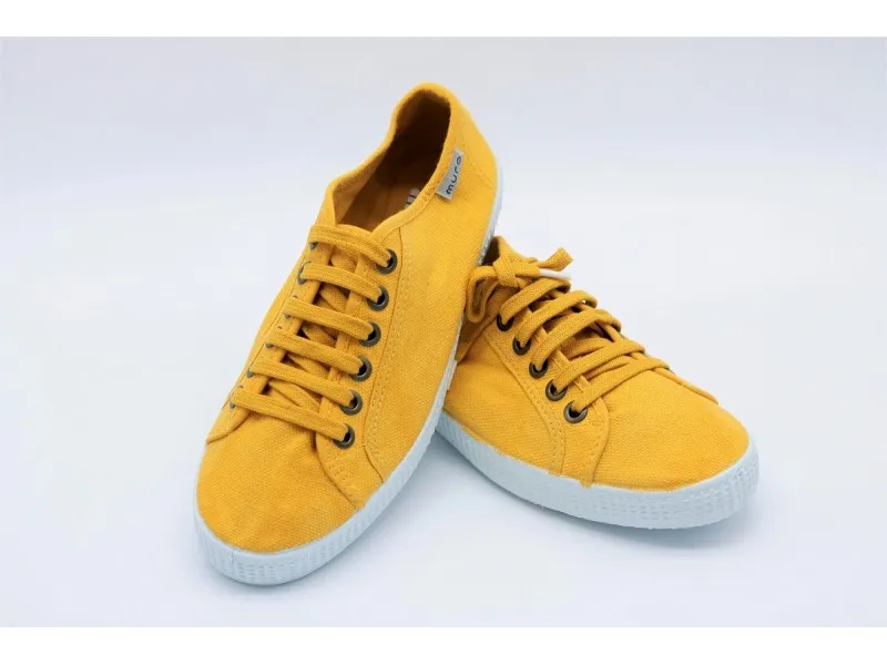 ZAPATILLA DE LONA 275 GARRIDO MURO EN COLOR AMARILLO O JEANS
