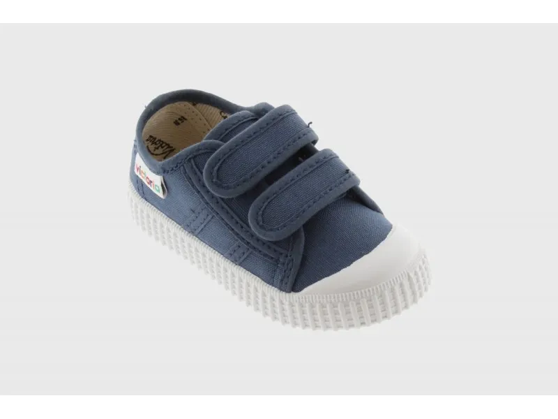 ZAPATILLA DE LONA BASKET 136606 VICTORIA EN COLOR JEANS, BLANCO O ALOE