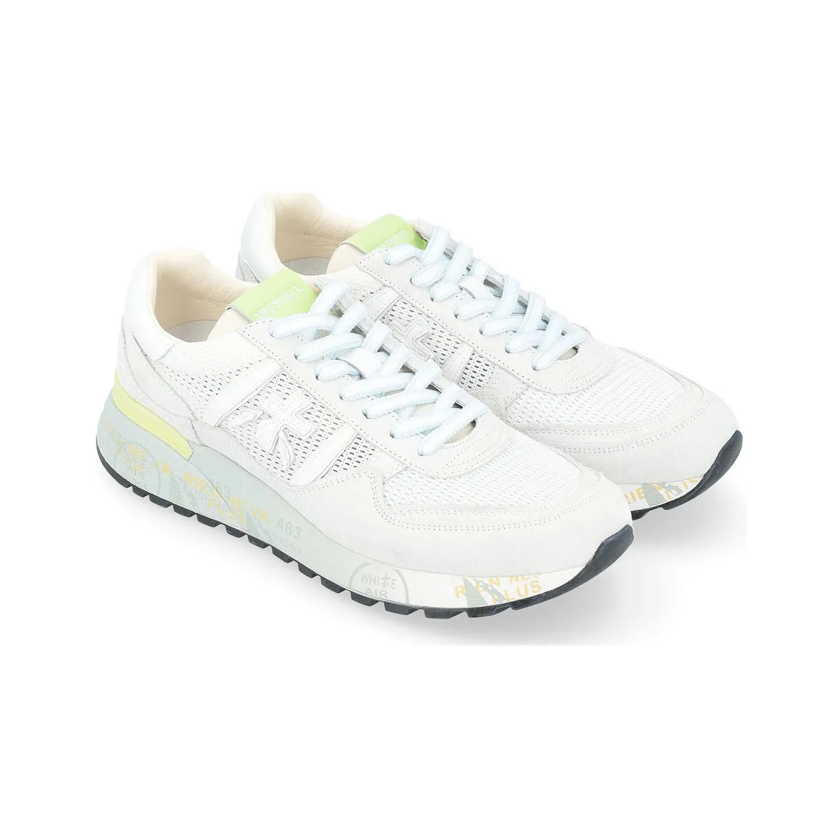 Zapatilla  Landerck en tejido blanco