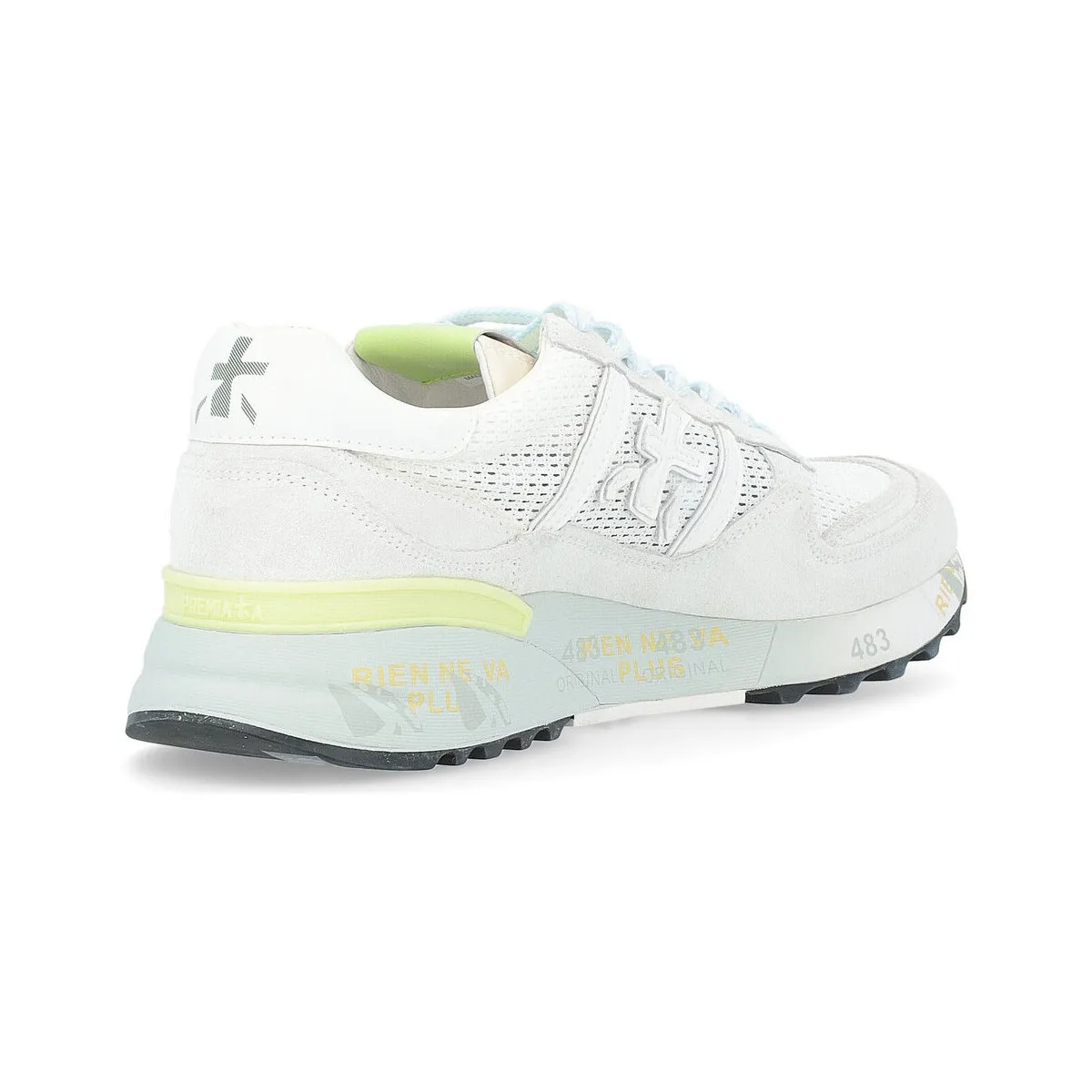 Zapatilla  Landerck en tejido blanco