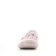 Zapatillas casa Vul·ladi grises con puntos y frase en la puntera