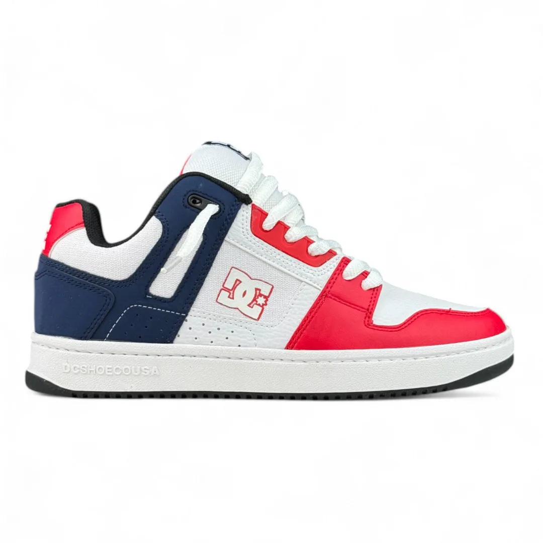 Zapatillas Dc Stag Pro SS Blanco Azul Rojo