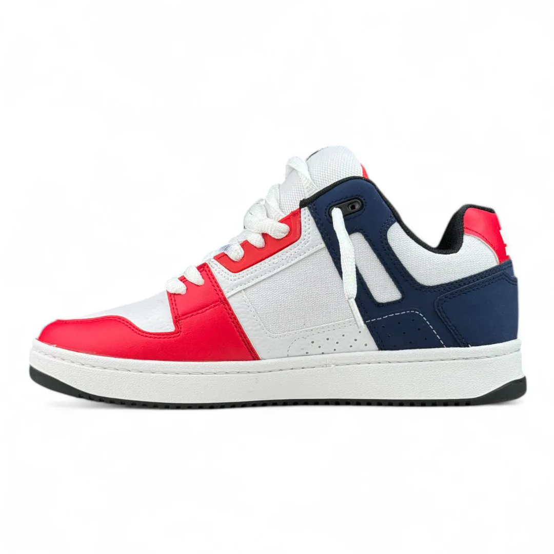 Zapatillas Dc Stag Pro SS Blanco Azul Rojo