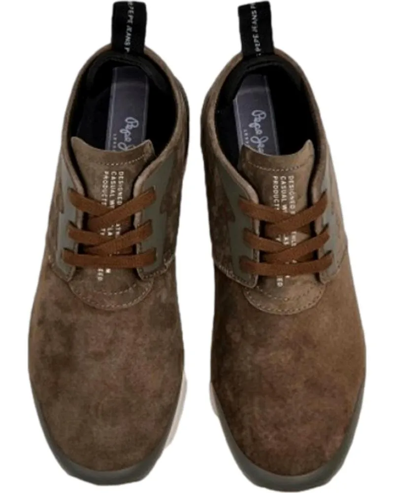 Zapatillas deporte de Hombre PEPE JEANS ZAPATILLAS PIEL PMS30870 MARRON