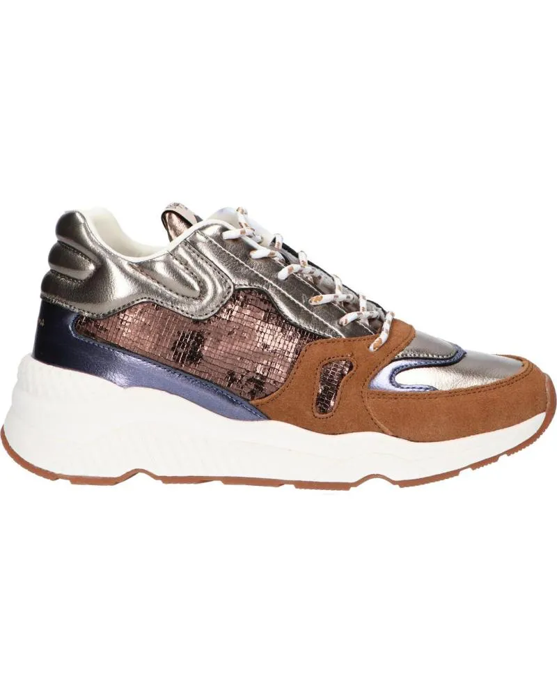 Zapatillas deporte de Mujer PEPE JEANS PLS31051 HARLOW SPACE 879COGNAC