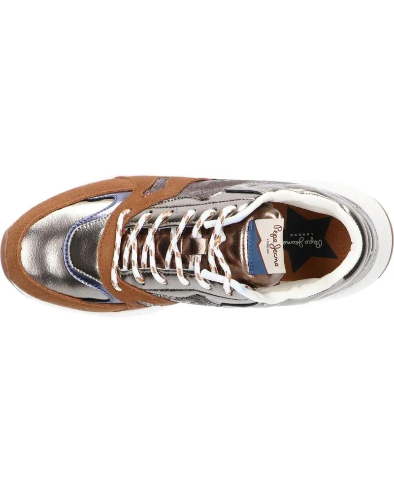 Zapatillas deporte de Mujer PEPE JEANS PLS31051 HARLOW SPACE 879COGNAC