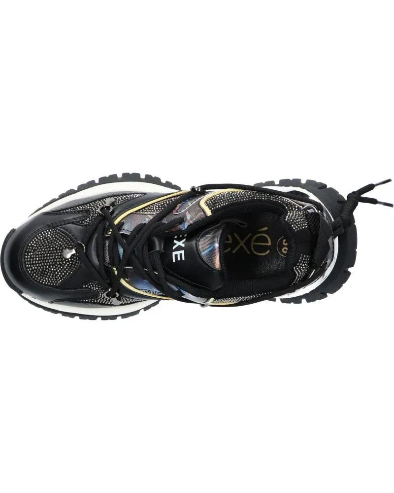 ZAPATILLAS DEPORTE EXE  DE MUJER 22E013  PU BLACK
