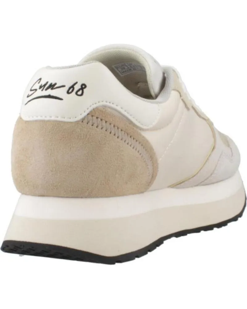 Zapatillas deporte SUN68  de Mujer ZAPATILLAS MUJER MODELO SCPZ43219 COLOR BEIS  BIANCOPNA