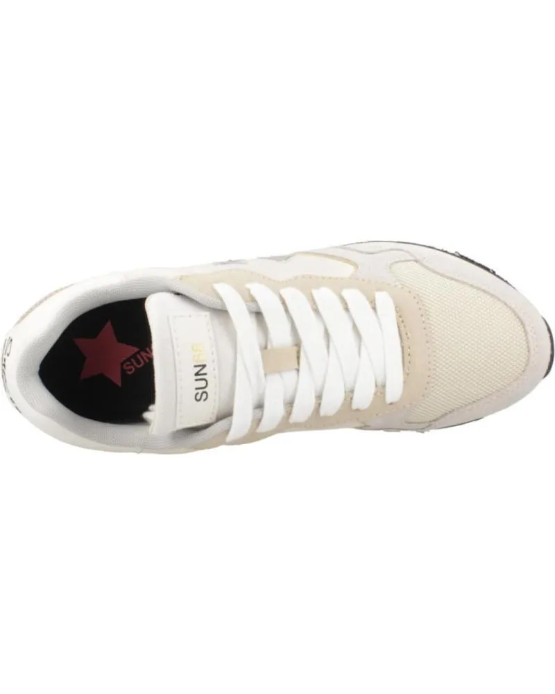 Zapatillas deporte SUN68  de Mujer ZAPATILLAS MUJER MODELO SCPZ43219 COLOR BEIS  BIANCOPNA