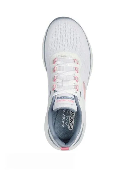 Zapatillas skechers flex appeal  blanco de mujer.