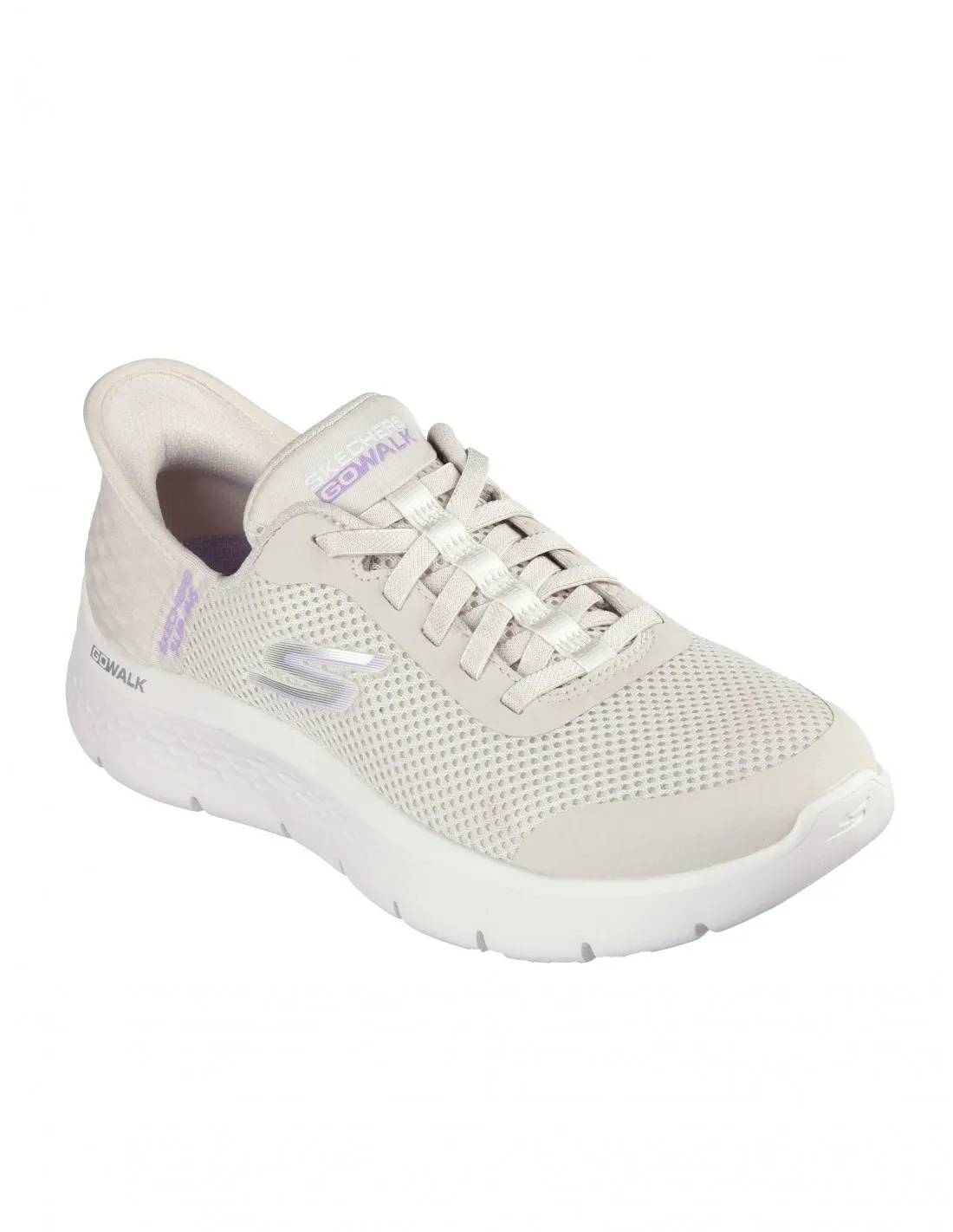 ZAPATILLAS SKECHERS SLIPINS GO WALK FLEX GRAND ENTRY BEIGE