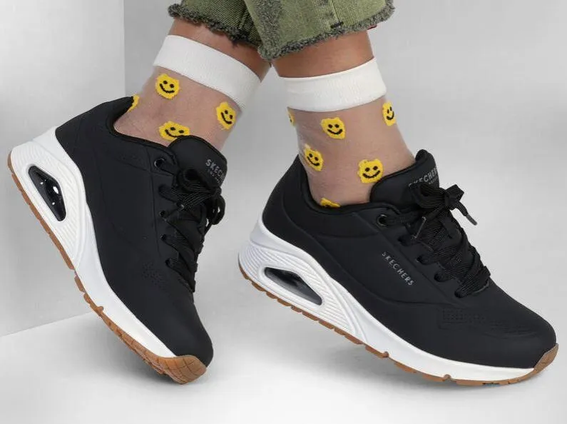 ZAPATILLAS SKECHERS UNOSTAND ON AIR MUJER NEGRO