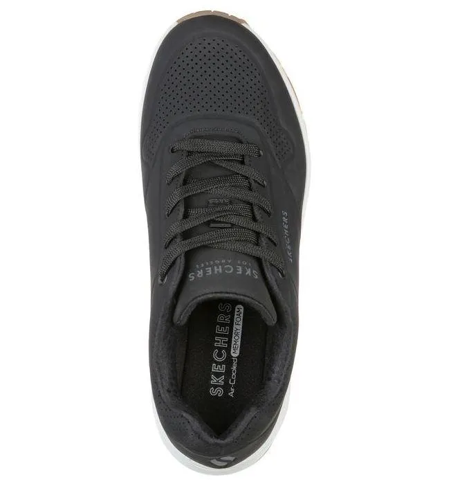 ZAPATILLAS SKECHERS UNOSTAND ON AIR MUJER NEGRO