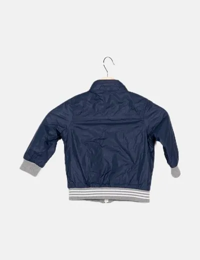ZY impermeable azul marino